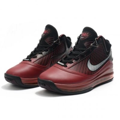 Nike Erkek Lebron 7 Kırmızı / Metal Gümüş / Siyah Basketbol Ayakkabısı Türkiye - U5SYDLRU